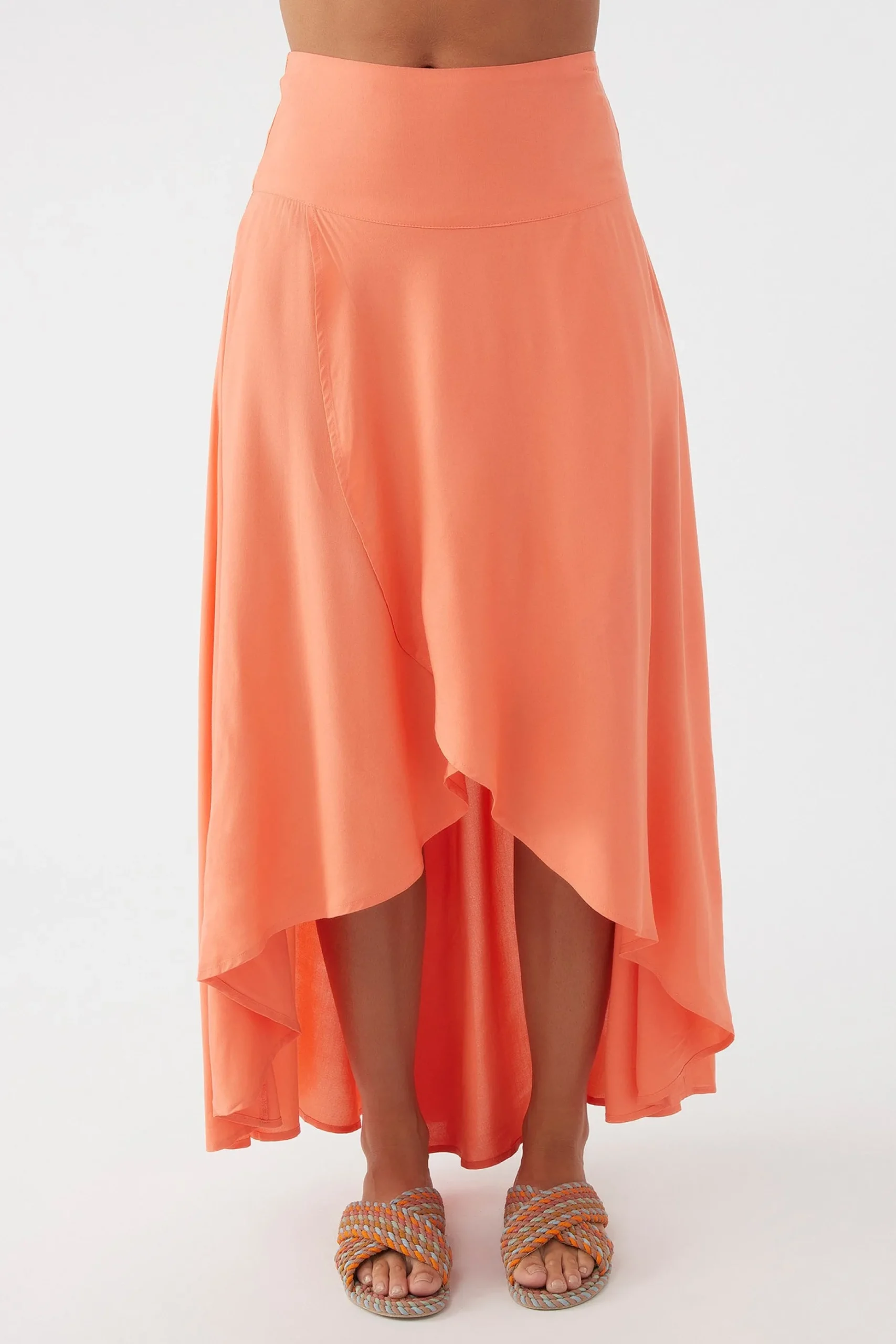 AMBROSIO HIGH-LOW MAXI SKIRT