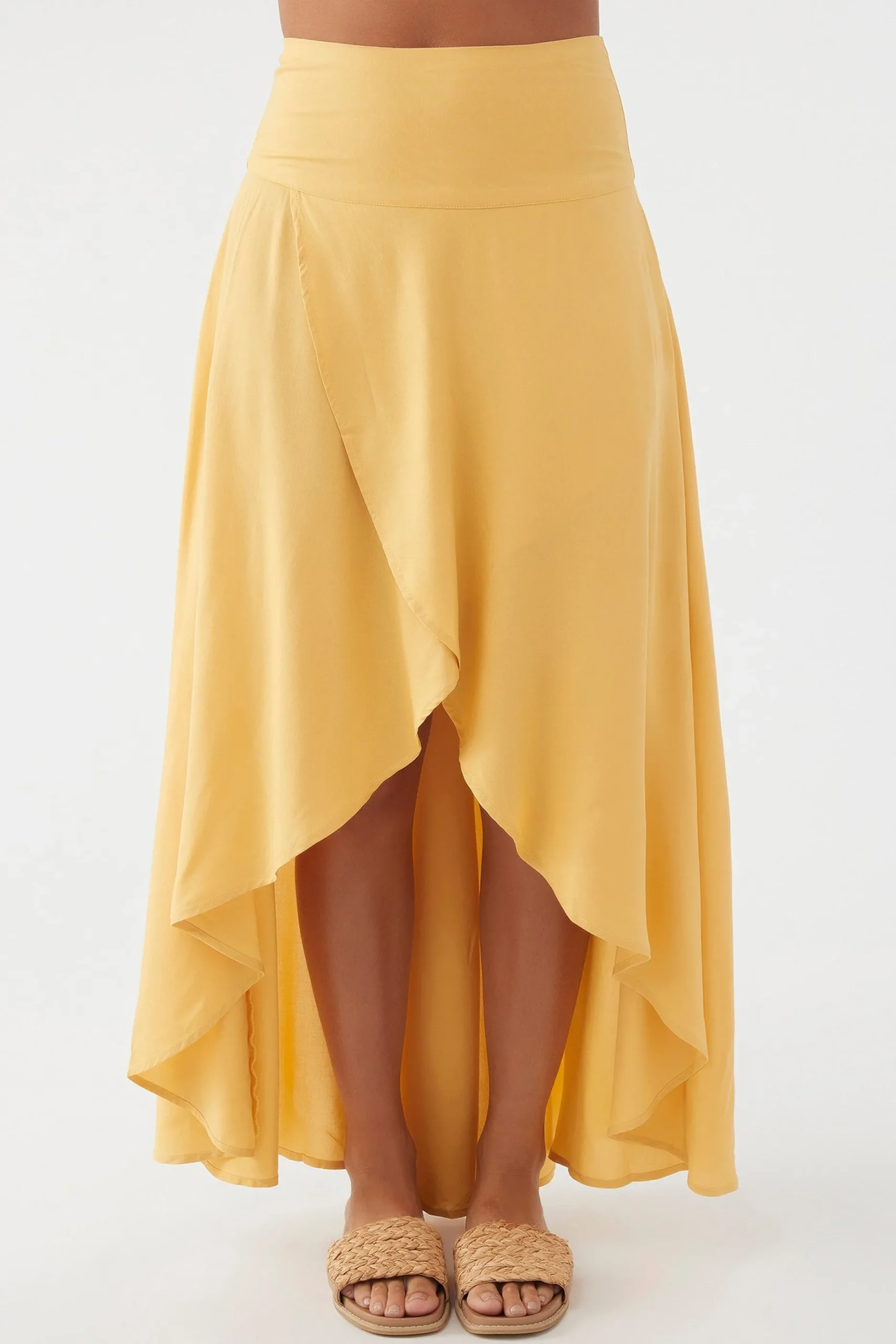 AMBROSIO HIGH-LOW MAXI SKIRT