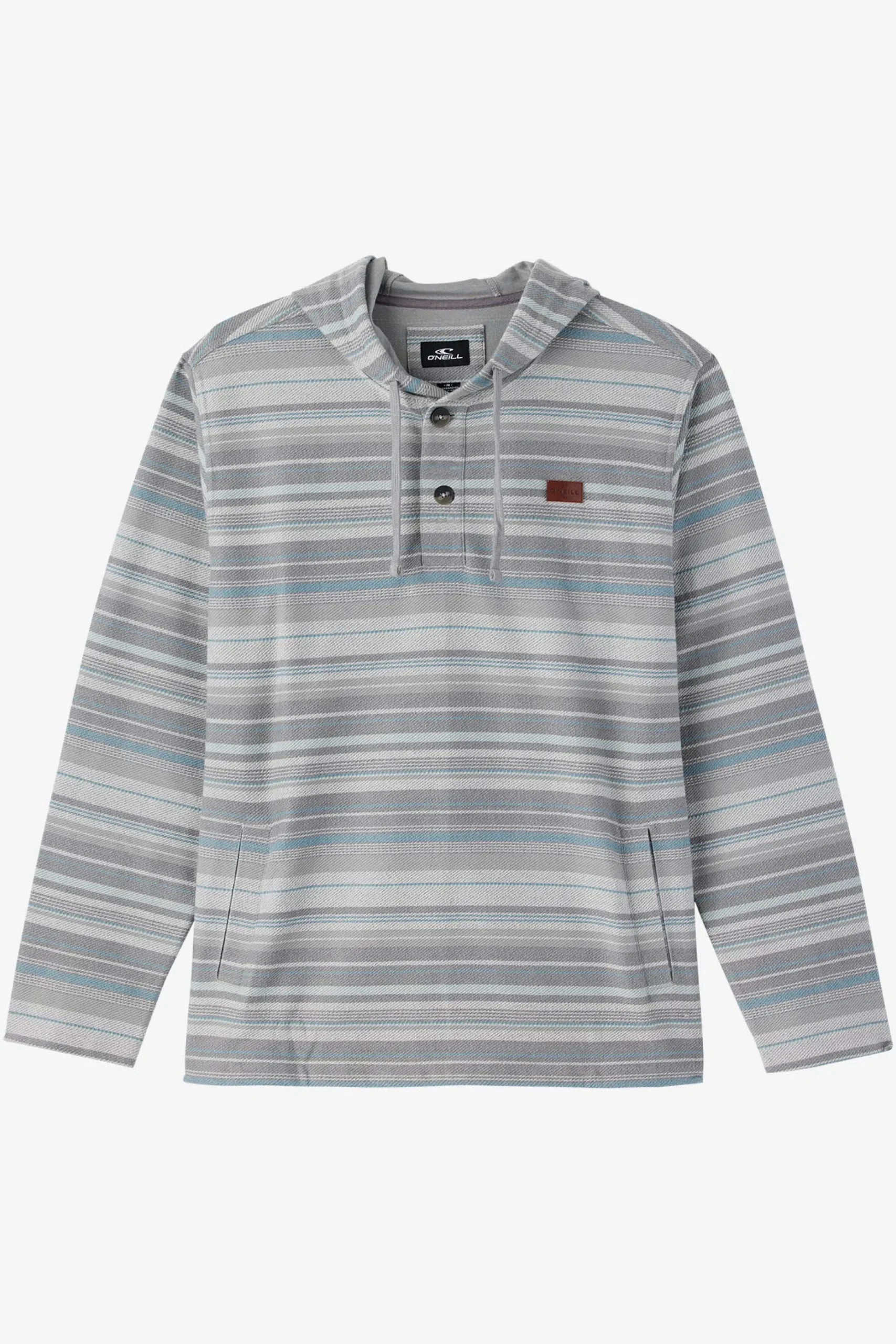 BAVARO STRIPE PONCHO PULLOVER FLEECE