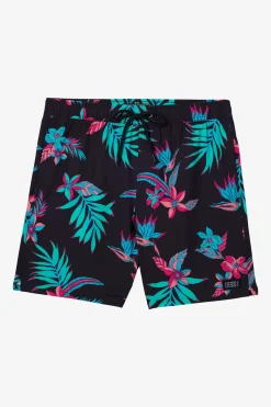 BOY'S HERMOSA ELASTIC WAIST 16" SWIM TRUNKS