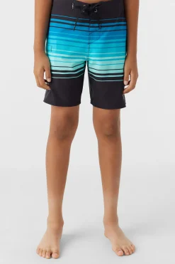 BOY'S HYPERFREAK HEAT STRIPE LINE 16" BOARDSHORTS
