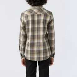 BOY'S REDMOND PLAID STRETCH FLANNEL SHIRT