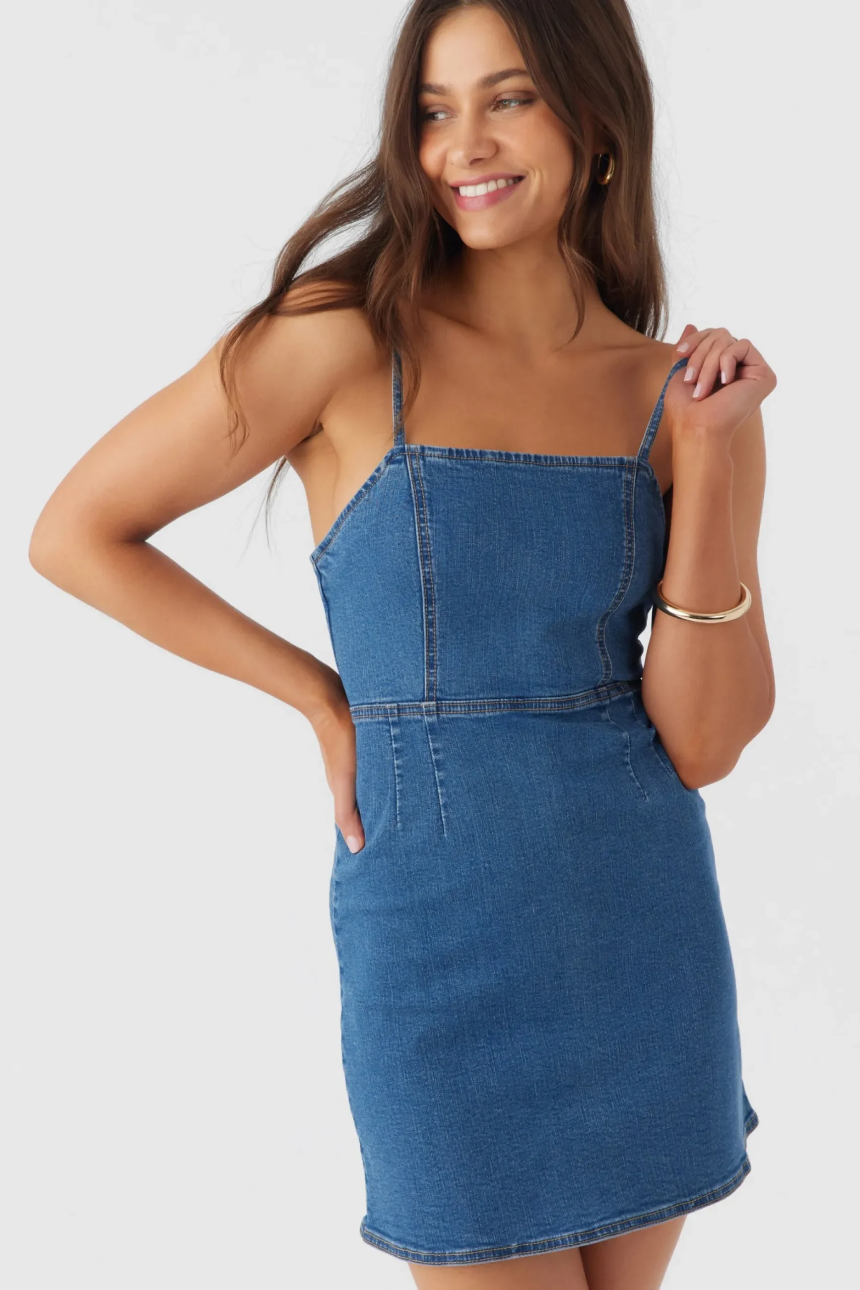 DARBIE STRETCH DENIM DRESS