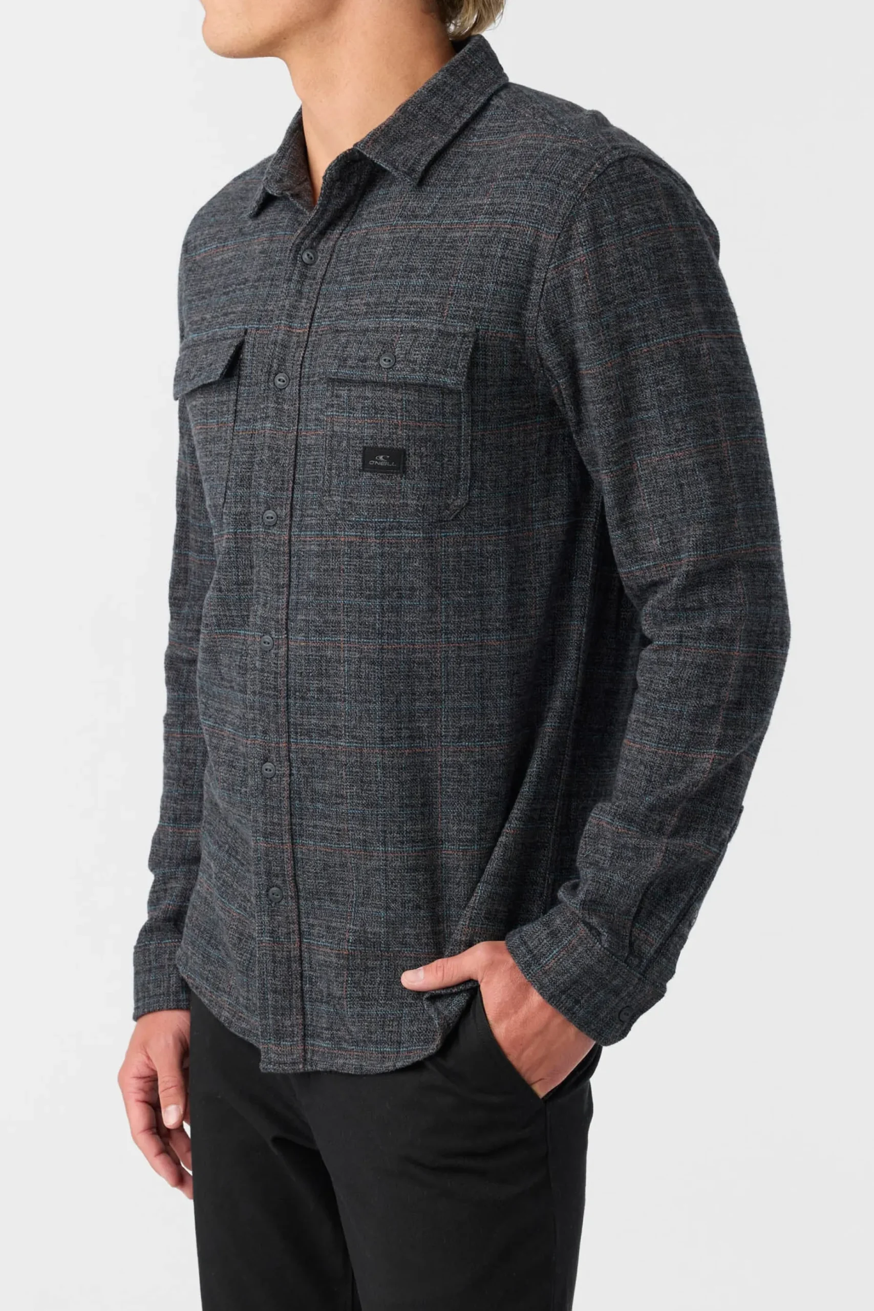 DAVIES FLANNEL STANDARD FIT LONG SLEEVE SHIRT