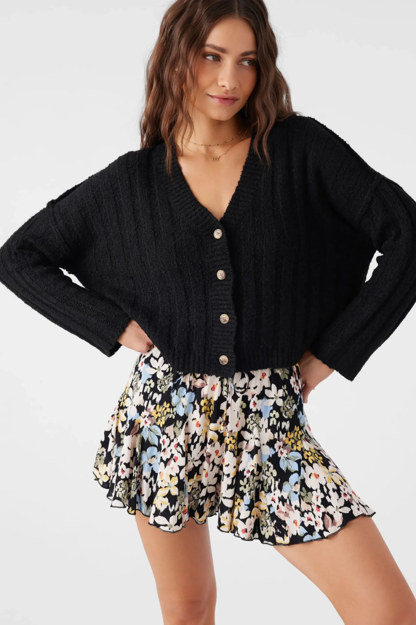 FERRIS SWEATER BUTTON FRONT CARDIGAN