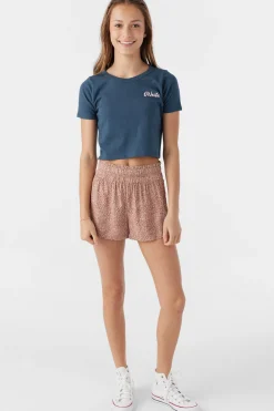 GIRL'S GABI LORDES ANIMAL BEACH SHORTS