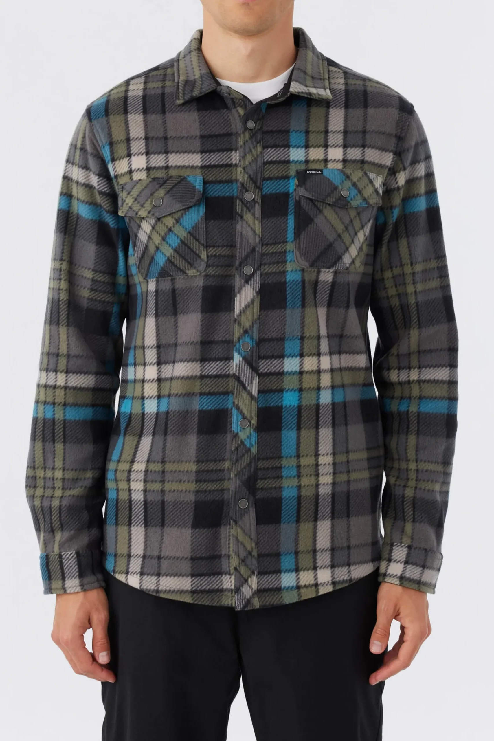 GLACIER PLAID SUPERFLEECE SHIRT