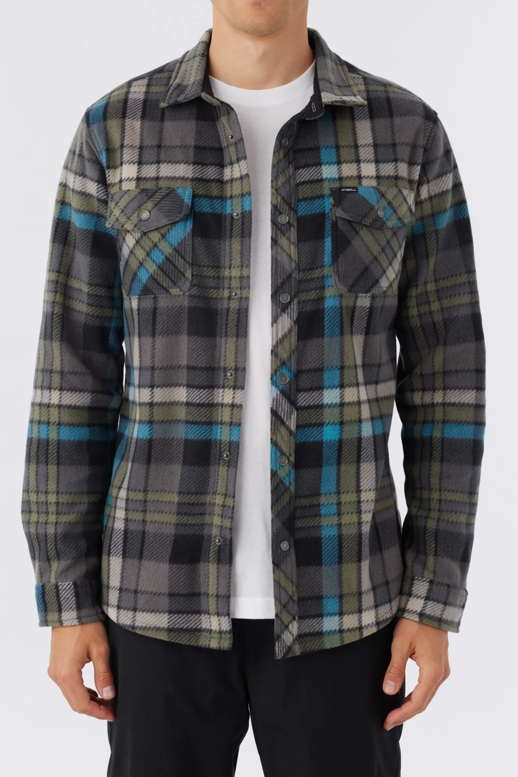GLACIER PLAID SUPERFLEECE SHIRT