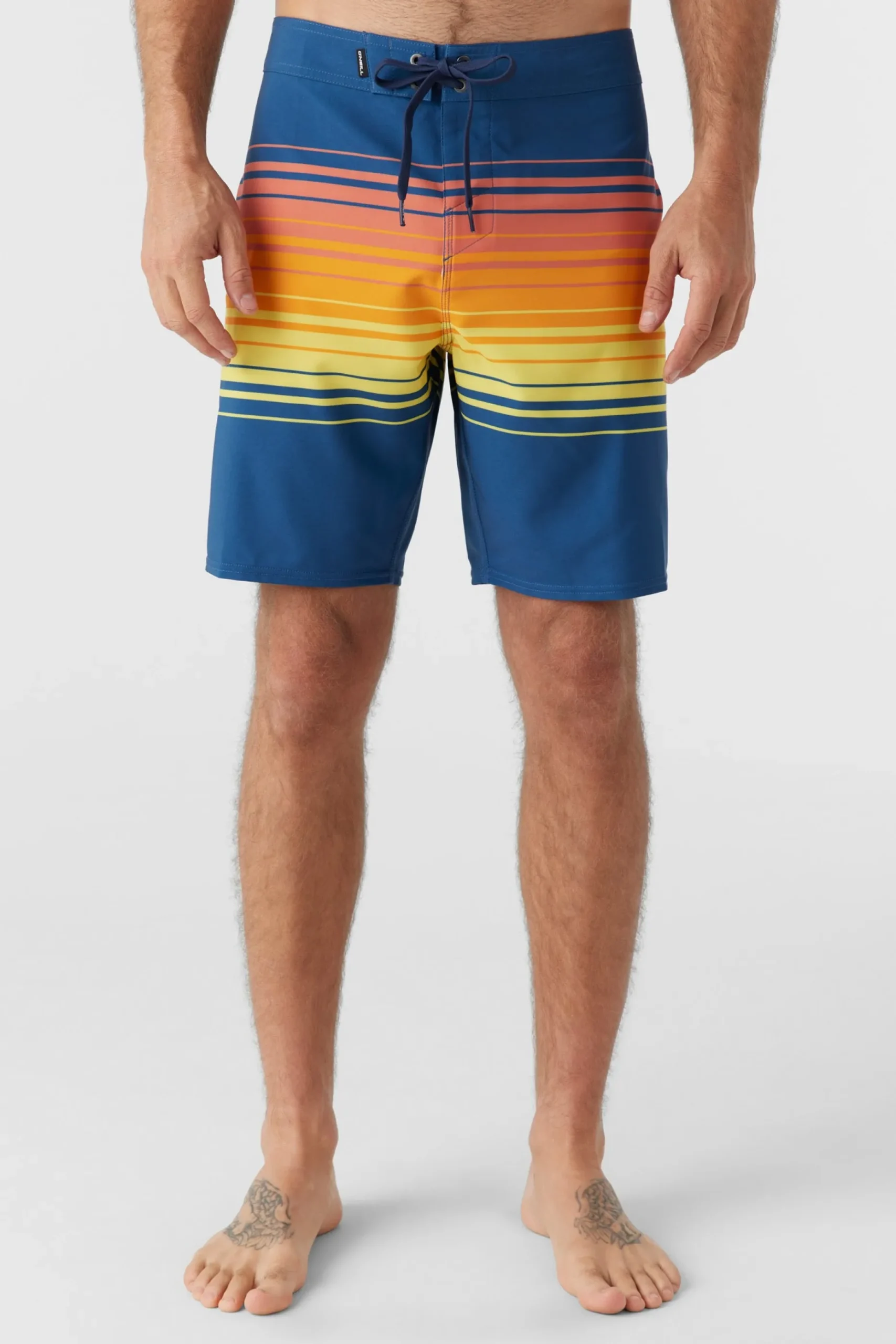 HYPERFREAK HEAT STRIPE LINE 19" BOARDSHORTS