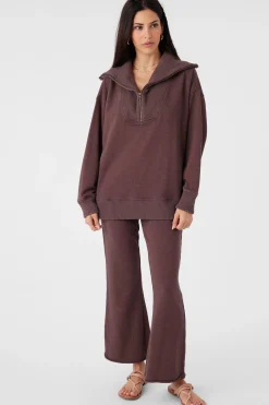 KARMA FRENCH TERRY CROPPED LOUNGE PANTS