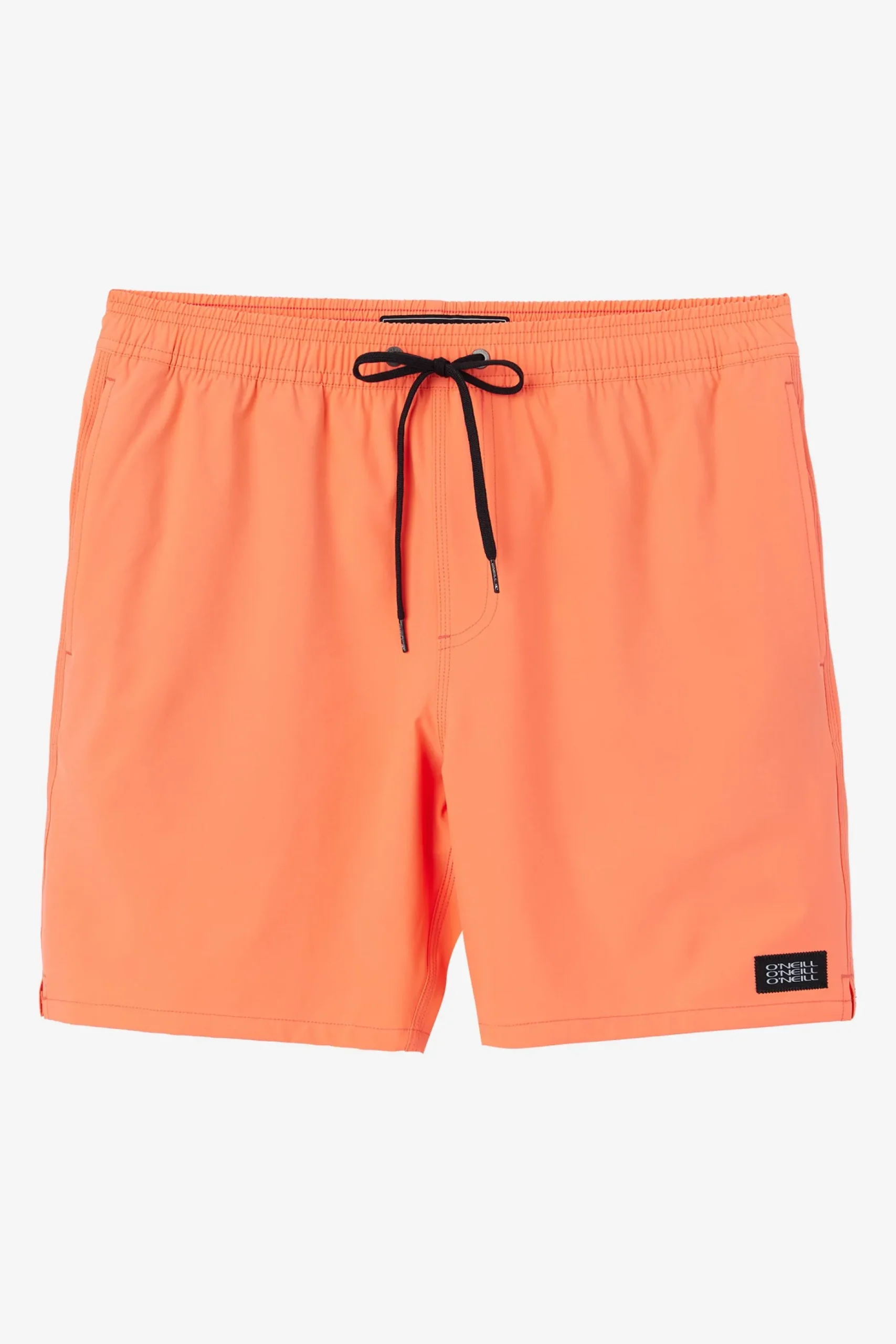 LENNOX HERMOSA SOLID ELASTIC WAIST 17" SWIM TRUNKS