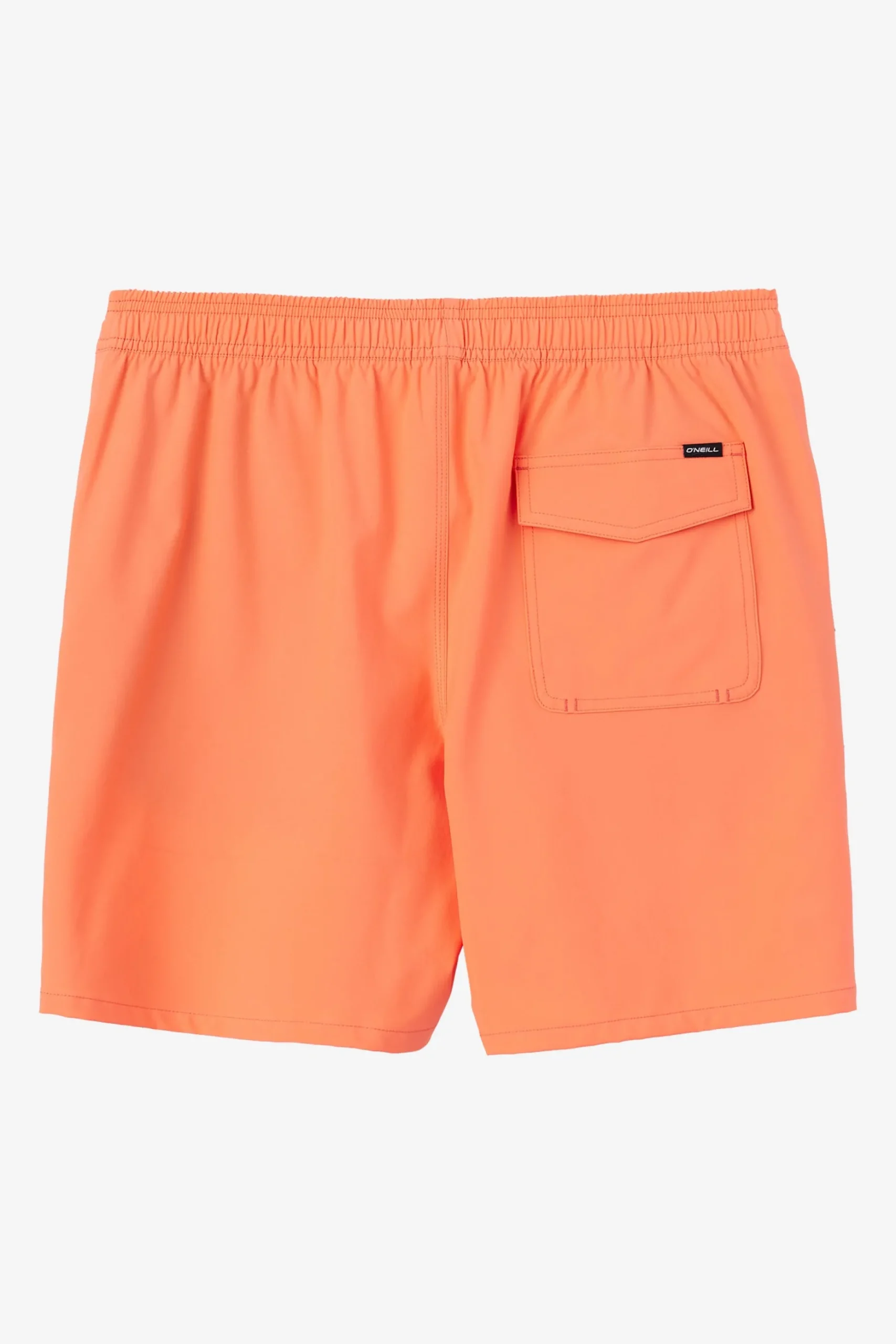LENNOX HERMOSA SOLID ELASTIC WAIST 17" SWIM TRUNKS