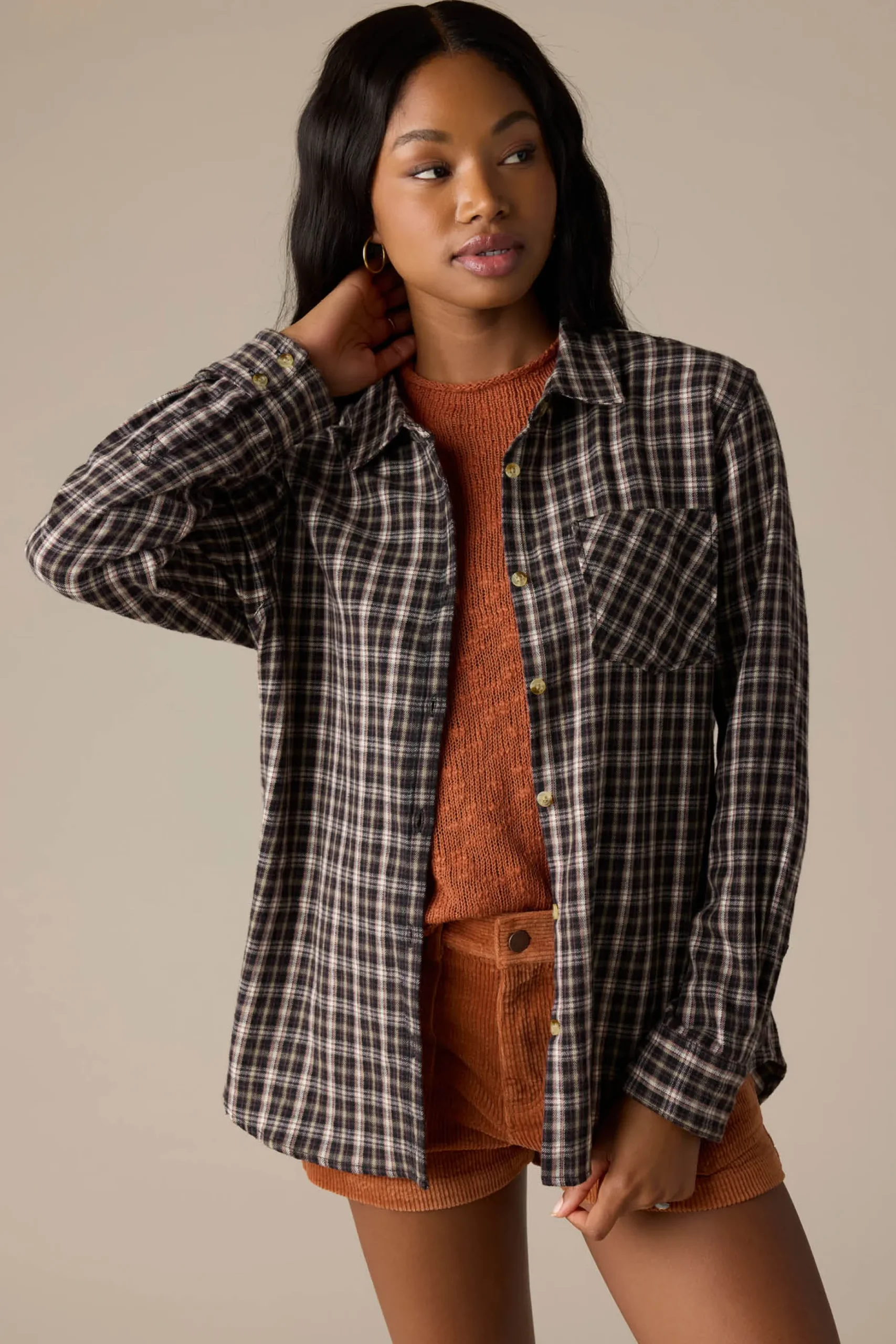 LOGAN FLANNEL RELAXED FIT SHIRT