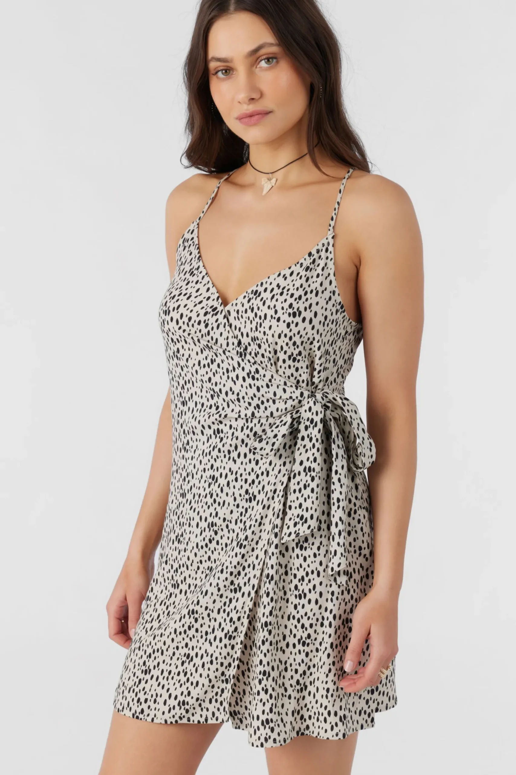 MARLO DREA ANIMAL WRAP DRESS