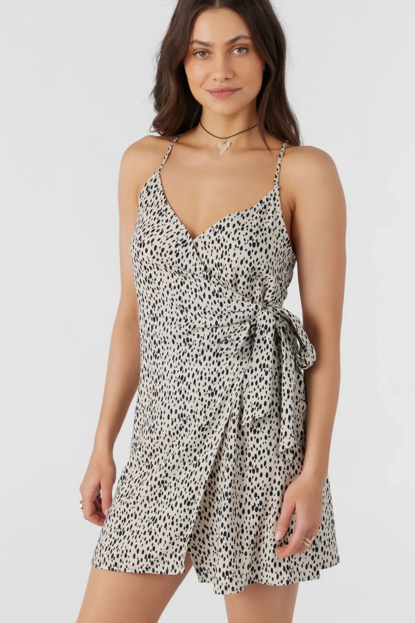 MARLO DREA ANIMAL WRAP DRESS