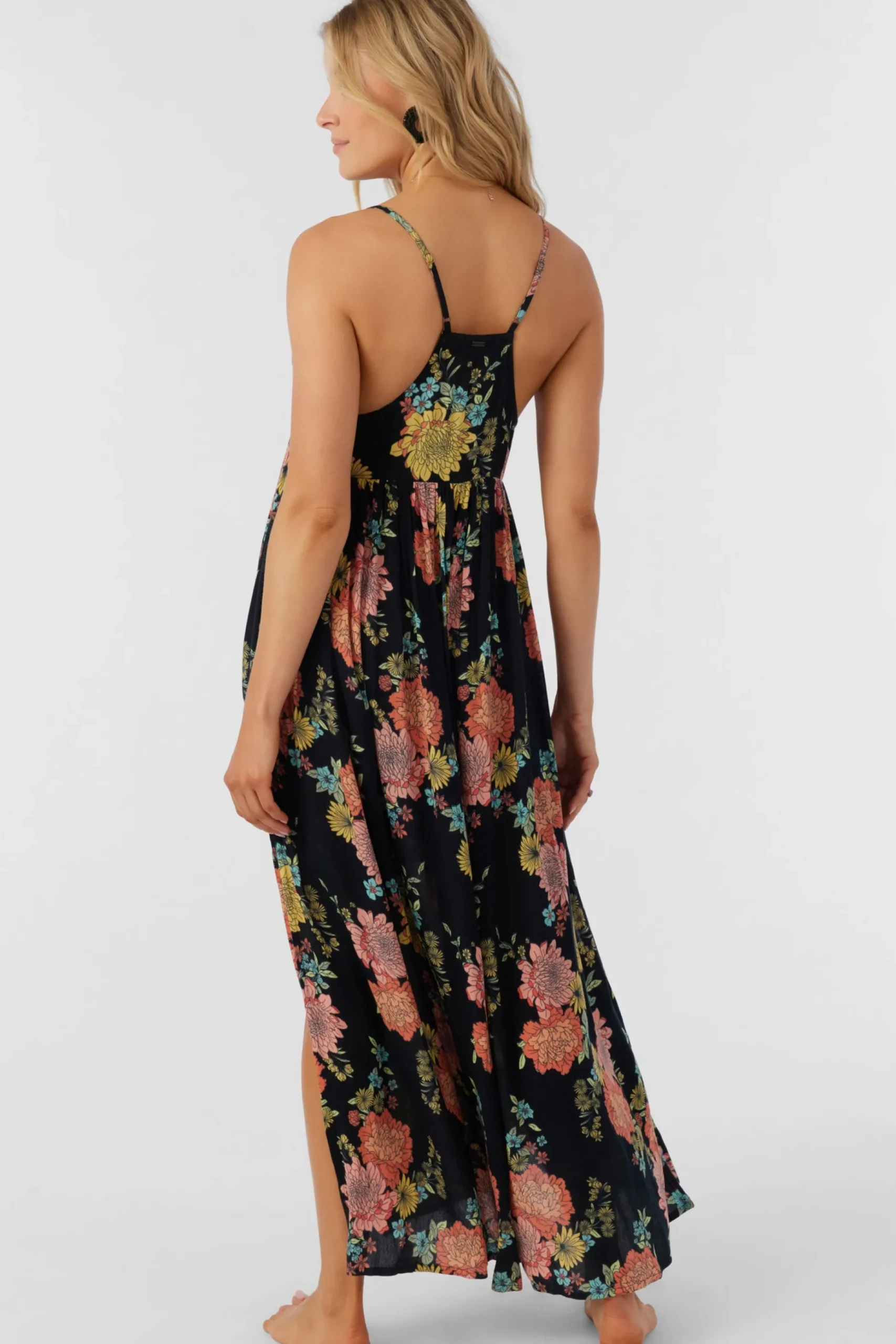 MEL MAXI KALI FLORAL SWIM COVER-UP DRESS