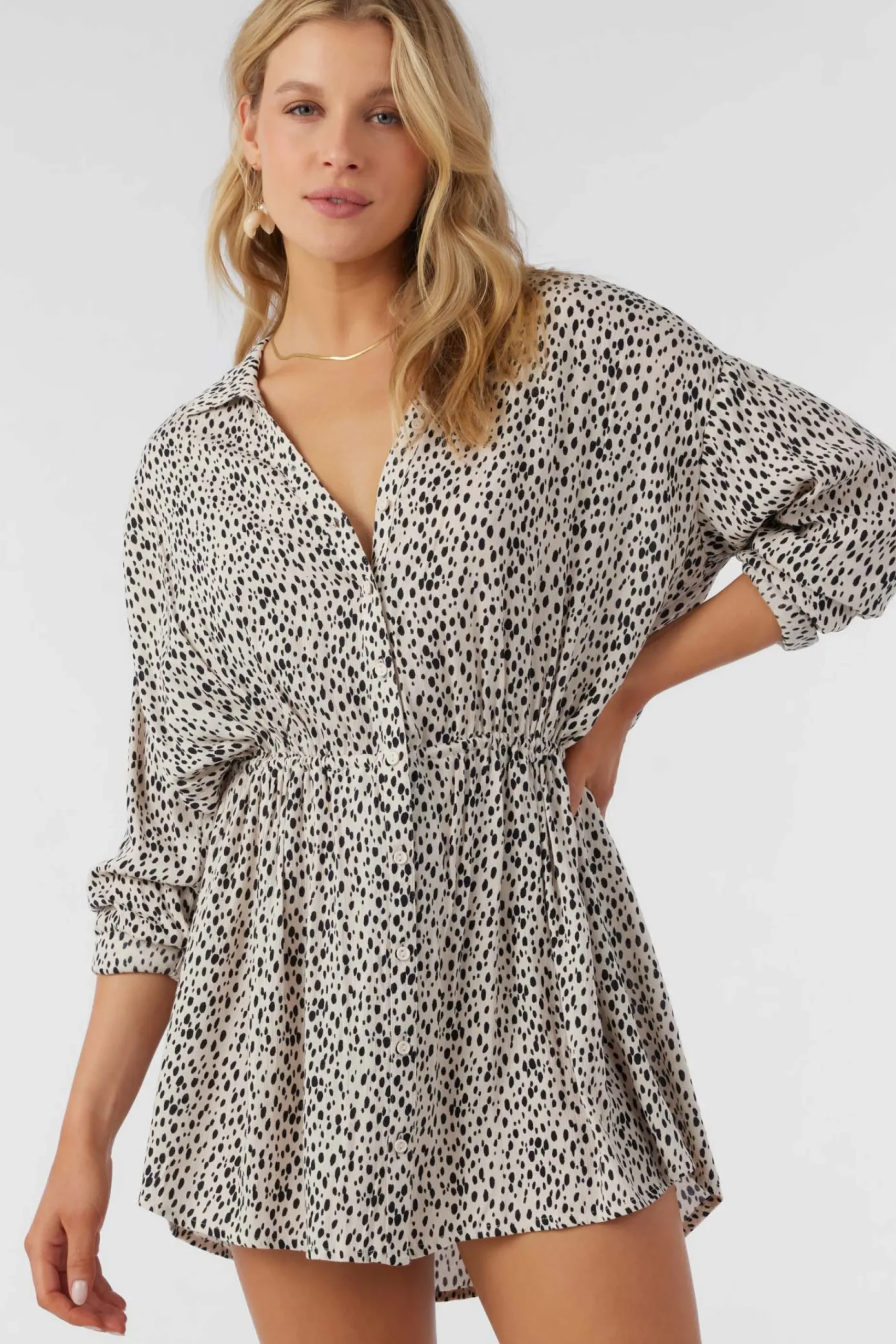 SALTWATER ESSENTIALS DREA ANIMAL CAMI COVER-UP TUNIC
