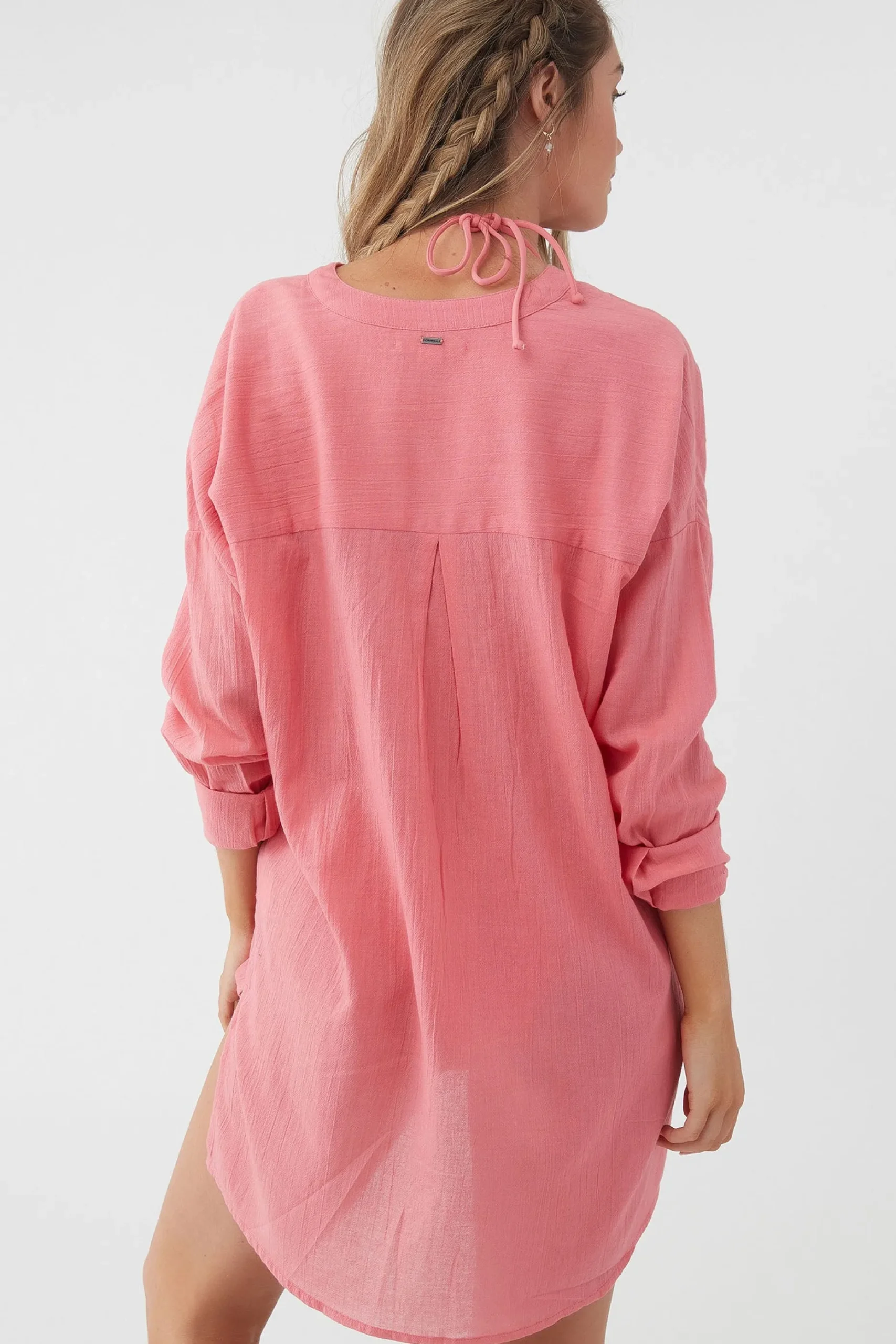 SALTWATER SOLIDS BELIZIN COVER-UP TUNIC