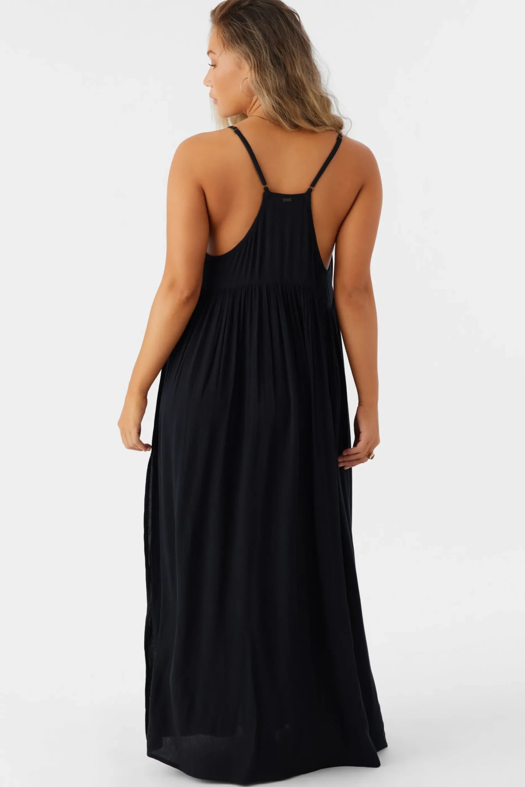 SALTWATER SOLIDS MEL MAXI SWIM COVER-UP
