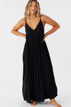 SALTWATER SOLIDS MEL MAXI SWIM COVER-UP