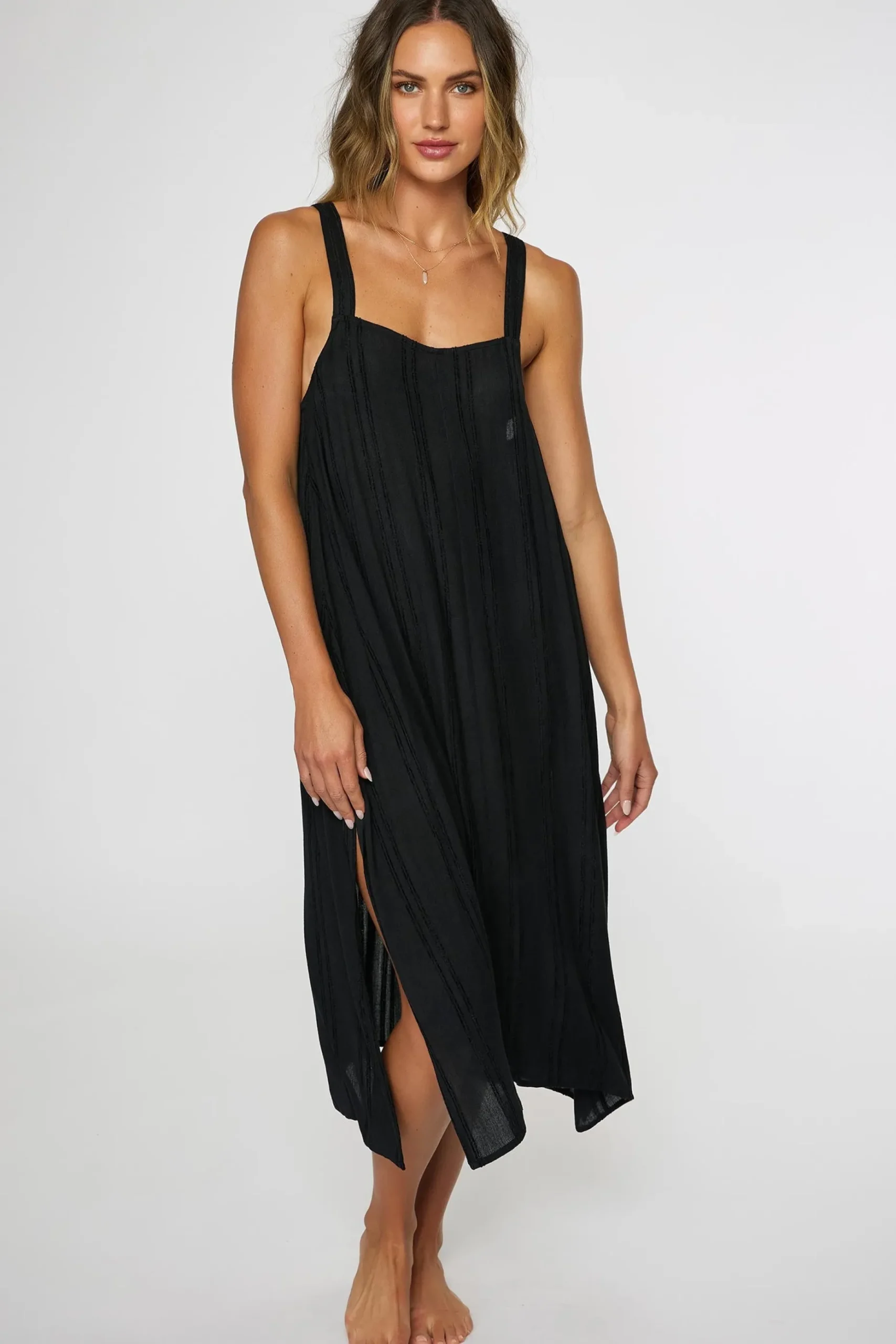 SALTWATER SOLIDS MIRANDA DRESS COVER-UP