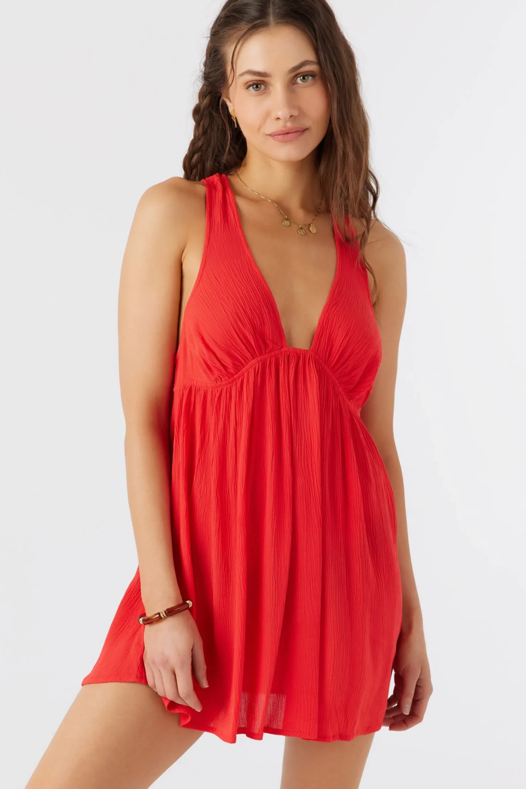 SALTWATER SOLIDS SARAH TUNIC SWIM COVER-UP